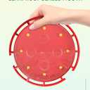 Hummingbird Feeders Outdoors Bird Feeder - Big Ant Moat Perch with 8 Bee Guard Feeding Ports, Adjustable C-Clamp Stand, 13 oz for Outside Garden Yard (Green and red)