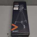 CIGMAN 59-inch Lightweight Adjustable Laser Level Tripod with 3-Way Swivel Pan Head, Bubble Level, Phone Holder, Quick Release Plate with 1/4" Screw Mount & 5/8" UNF Adapter Nut, Camera & Phone Tripod