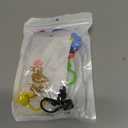 7 pcs Cute Flower Straw Covers for Stanley Cup, Girly Straw Toppers with 3 Floral Charms, Dust-Proof 10mm Lids for 30oz & 40oz Tumblers