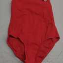 Kanu Surf Girls' Hurricane Beach Sport UPF 50 One Piece Swimsuit (14, Drop Needle Solid Red)