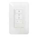 Dimmer Switch with 4-Speed Fan Control, 2-in-1 Light and Fan Combo Wall Control, Single Pole, Neutral Wire Required, White, Works for Hampton Bay/Hunter/Westinghouse/Honeywell/Other Fan Lights