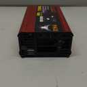 1500W Car Power Inverter USB Charger Converter Adapter Modified Sine Wave DC 12V/24V to AC 220V Metal Plastic Modified Sine Wave Power Inverter Red + Black