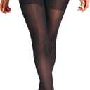 Unbelievable Durability Tights, Rip Resistant Pantyhose, Control Top 40D Semi Sheer Tights for Women, Medias Mujer (Small, Black)