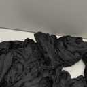 6 Pack Black Cheesecloth Table Runner, 17 x 108 inch, Semi Sheer Boho Cheese Cloth Fabric Table Runner Bulk for Wedding, Birthday, Party, Holiday, Home Decor (Black)