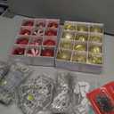 Soulchen Christmas Hallway Ceiling Decorations Kit Includes 131.24 ft Fairy Lights with 320 LEDs and Hooks 24 Pcs Balls Ornaments Christmas Decor for Xmas Holiday Party Indoor Outdoor