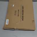 Happy Birthday Neon Sign Art Wall Lights for Beer Bar Club Bedroom Hotel Pub Cafe Wedding Birthday Party Gifts (White)