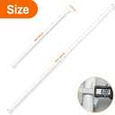 6 Pack Spring Curtain Rod Adjustable Length for Kitchen, Bathroom, Cupboard, Wardrobe, Window, Bookshelf DIY Projects