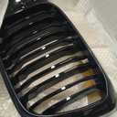 Front Kidney Grille Upper Grill Replacement for 2022 2023 2024 BMW X3 G01 X4 G02, Single Slat, Gloss Black