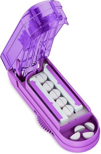 DEPAD Pill Cutter Splitter for Cutting Multiple Pills, Adjustable Pill Cutters Splitters for Small and Tiny Pills with Accurate Alignment and Sharp Safe Blade