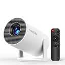 Magcubic Mini Projector with WiFi and Bluetooth, 4K Support Smart Portable Projector, Small Proyector with 200ANSl & AutoKeystone, 180° Rotation HY300Pro Video Proyector for Bedroom, Movie, Outdoor