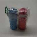 ThermoFlask Kids Bottle with Straw Lid - Durable & Dishwasher-Safe Water Bottles & Lids - Leak-Proof Bottle Lid Design - Reusable Water Bottles for Everyday Use - 16 oz, Red/Blue (2 Pack)