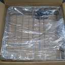 Stainless Steel W10728159 Dishwasher Lower Rack Replacement for KitchenAid Maytag Dishwasher Parts with Wheels W10525646 KDFE104DSS2 Lower Dishrack 22" x 20.7" Whirlpool Dishwasher Bottom Rack Drawer, 22.3" x 20.8" x 7" KitchenAid W10728159