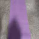 Indoor Outdoor Men & Women Fitness Gym Workout 6mm One Thick Plain Yoga Mat (Purple) 27x72