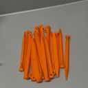 16 Pieces Plastic Inflatable Stakes, 8.7 Inch Inflatable Tent Stakes Replacement Inflatable Stakes for Halloween Christmas Holiday Inflatables Garden and Camping Decorations (16, Orange)