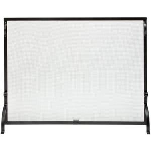 UniFlame, S-1127, Small Wrought Iron Spark Guard Fireplace Screen (41" Wide x 31.5" Tall)