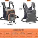 QulayQualy Fly Fishing Pack - Chest Pack with Work Station Lightweight Tackle Fishing Bag with Quick-Release