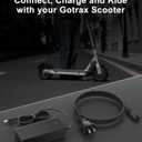 VHBW 42V 2A Electric Scooter ChargerCompatible with GoTrax GXL V2, Apex, XR Ultra, Electric Scooters with 36V Lithium Battery - Round DC Plug (Not 3-Prong or XLR)
