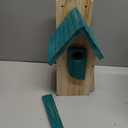 Bird Houses for Outside Clearance,Cedar Woodenhanging Bluebird Houses for Outside,Winter Shelter for Wild Birds Like Finch Sparrow Wren Swallow Chickadeeblue Jay,Weatherproof Birdhouses for Outdoors