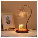 GEEZO Fragrance Candle Warmer Lamp，Electric Candle Warmer with Timer & Dimmer，Mom Christmas Birthday Gifts for Women, House Warming Gifts New Home Bedroom Decor