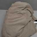 TAOCOCO Recliner Cover 4-Pieces, Recliner Stretch Sofa Slipcover, Recliner Cover 1 Seat, Couch Protector Soft, Furniture Protector Covers with Elastic,Chair Covers Jacquard Pattern (Pale Brown)