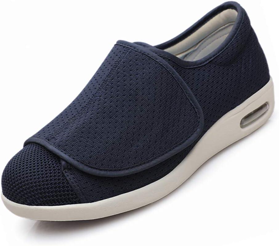 Mei MACLEOD Women's Walking Shoes with Wide Width Lightweight Air Cushion Sneakers Casual Running Jogging Shoes for Diabetic Swollen Feet