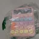 DANRONG Mechanical Switch Calculator with Big Buttons, Calculators Desktop, 12 Digits, Large LCD Display, Desk Calculator, Cute Pink Calculators for Teachers Students Basic Office (Pink)