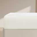 FreshCulture King Fitted Sheet Only  Premium Hotel-Quality Fitted Sheet for King Bed  Ultra Soft & Breathable Brushed Microfiber  Elegant Black Box Packaging (Ivory)