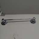 Sneatup Suction Cup Extendable 17-29" Stainless Steel Towel Bar (Chrome Plating)