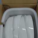 LE TAUCI Pasta Bowls 32 oz, Salad Bowls Set for Serving Soup, Pasta, Noodle, Dinner, Large Kitchen Bowl Plates, Microwave Safe - 7.8 Inch, Set of 4, White