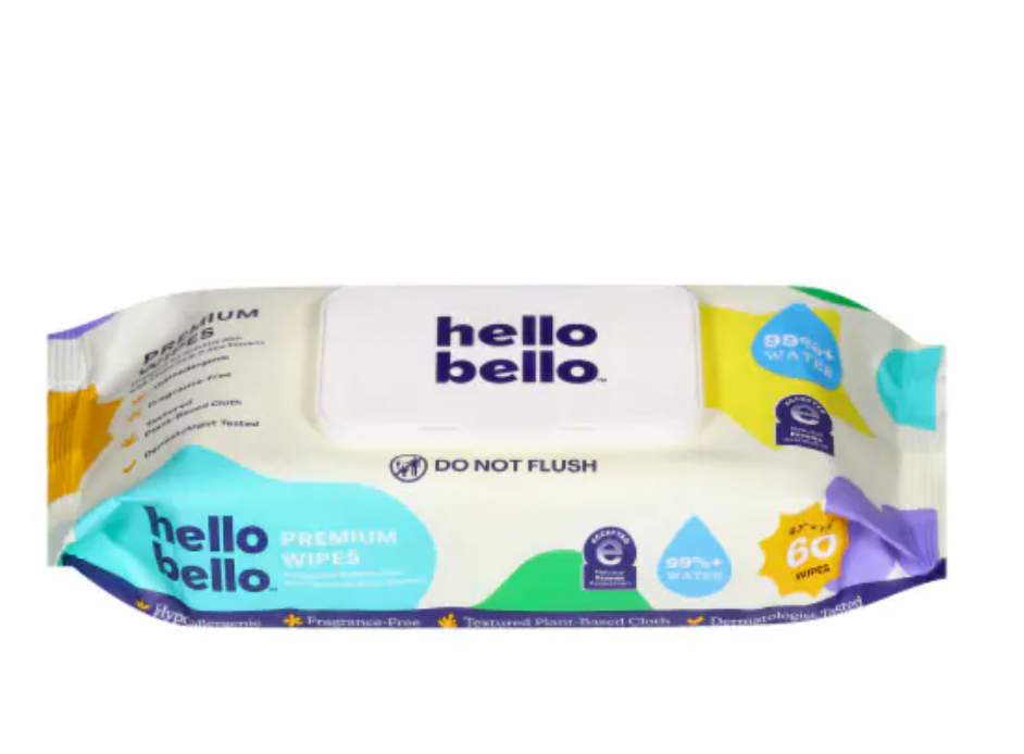 Hello Bello Baby Wipes 60 ct, 1Pack