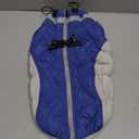 Lelepet Dog Coat Warm Dog Winter Coat Waterproof Dogs Jacket with Harness Built in Reflective Pet Fleece Vest Zip-Up Cold Weather Coats for Medium Dogs Turtleneck & Windproof Coats Dachshund Blue M