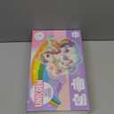 LINAYE Unicorn Puzzle for Kids Ages 4-6, Unicorn Floor Puzzles for Girls 4-6, 48 Pieces Large Puzzles for Toddlers Kids, Christmas Birthday Gifts Toys for 3 4 5 6 7 8 Year Old Girls