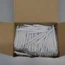 Geyoga 200 Pcs White 4'' Mini Pens Bulk 0.7 mm Fine Point Small Retractable Black Ink Ballpoint Pens with Clip for Notebook School Office