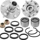 [2-Pack] BR930577K - REAR Wheel Hub Bearing Assembly with Repair Kit Compatible With [Subaru] 1993-2007 Impreza, 1998-2008 Forester, 1992-1999 Legacy [See Description for Fitment]