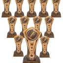 Express Medals 12 Pack of 6.5 Inch Tall Cobra Football Trophy Awards Boys Girls Mens Women Flag Touch Youth Team Trophies Award Tournament Champion Winner Event Prize Gift CA194