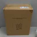 2 Packs Dusk to Dawn Outdoor Post Light Fixture with Pier Mount Base - Black Outdoor Pole Lighting, Waterproof Pillar Lantern, Modern Outside Column with Seeded Glass for Pathway, Garden, Patio