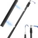 6Ft Magnetically Mounted Cargo Grabber Reach Retriever Tool - 3.0 New Upgraded Extensions for Hand Tools Pickup Truck Bed Accessories, Multi-Use Truck Bed Reach Tool (Jet Black)