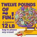 Ultimate Assorted Candy Party Mix - 12 LB Bag - Skittles, Sour Patch, Nerds, Jolly Ranchers, Fruit Chews, Smarties, & More - Mega Variety Bulk Candy Assortment - Individually Wrapped - by Queen Jax (EXP 05/12/27)