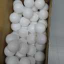 CHENGU 80 Pack 25 mm Mini White Table Tennis Balls Bulk Fun Small Table Tennis Ball for Arts and Craft Party Games Supplies Favors Accessories