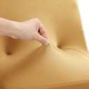 Peomeise Stretch Spandex Folding Chair Cover for Wedding Party Dining Banquet Event (Gold,12pcs)