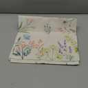 Artoid Mode Flowers Summer Table Runner, Seasonal Spring Fall Kitchen Dining Table Decoration for Home Party 13x48 Inch (Beige)