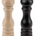 Peugeot Paris U'Select Zirlion Salt And Pepper Mill 9" Set, Natural And Chocolate