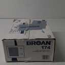 Broan-NuTone Wall Heater, White Grille Heater with Built-In Adjustable Thermostat, 750/1500W, 120/240V AC