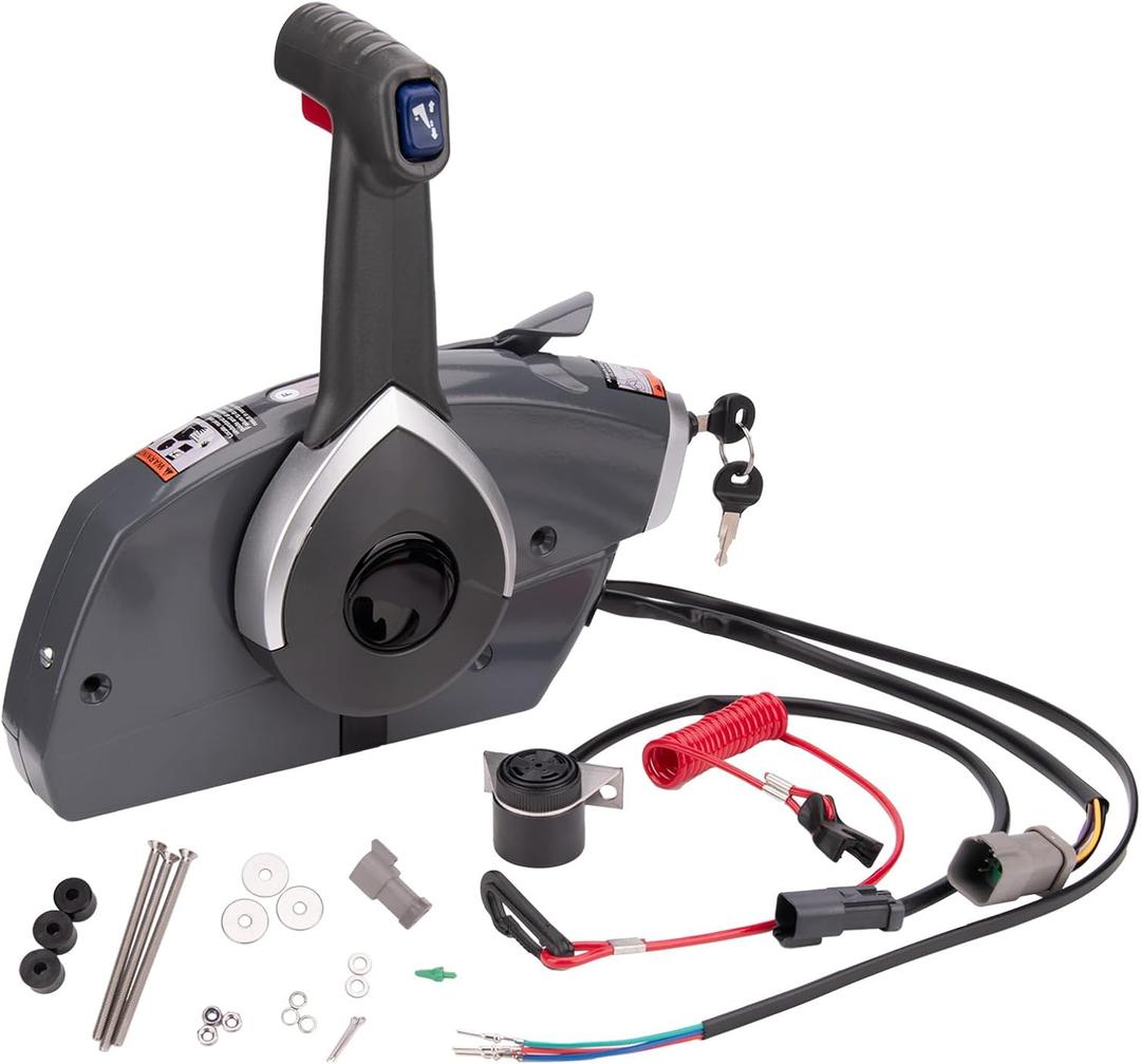 Outboard Remote Control Box Throttle Shift for BRP Johnson Evinrude 5006180 Side Mount Boat Remote Control Box