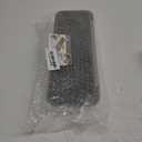 Large capacity Plastic Kitchen Drawer Organizer with Lid and Drainer Stackable Utensil Holder for Countertop Silverware Tray Flatware Organizers - 12.6x4.7x2.4 Inch Spatula Cutlery Tray (White+Grey)