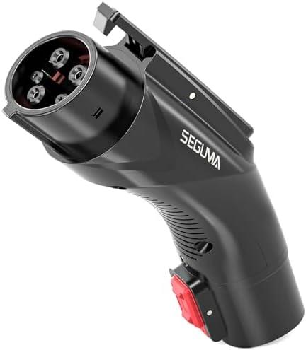 EV Charging Adapter for Tesla to J1772, Up to 60Amp with Safety Lock, IP65, Portable J1772 Tesla Adapter, Compatible with Tesla Mobile Charger Wall Connector Destination Chargers for All J1772 EVs