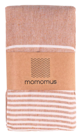 Extra Large Turkish Beach Towel Style – Made of 100% Cotton for Sand-Free Comfort | Oversized Beach Towel – Sand proof Beach Blanket – Big Beach Mat - Outdoor Picnic (Brown, 83x94 in)