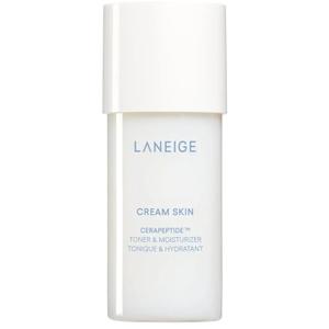 LANEIGE Cream Skin Toner & Moisturizer: Lightweight Refillable Korean Milky Toner with Ceramide & Peptide for Hydration, Firming, & Barrier Support