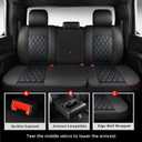 MIROZO Dodge Ram Seat Covers Full Set for 2009-2026 Ram 1500/2500/3500,Blue