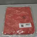 luvamia Women's Casual V Neck Blouse 3/4 Bell Sleeve Mesh Panel Shirts Loose Top (X-Large, A True Red)